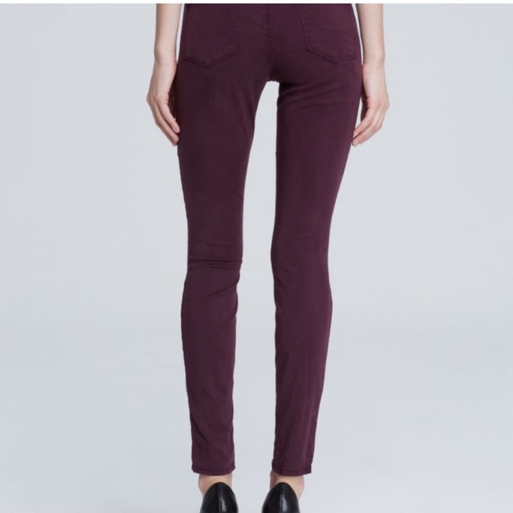 J Brand Mid Rise Super Skinny Pants